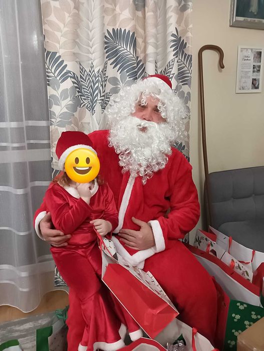 Wizyta Świętego Mikołaja /Roztańczony Krzyś Biały Miś- Zapraszam