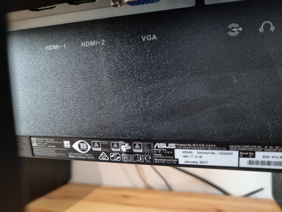 2 Monitores Asus VG245H