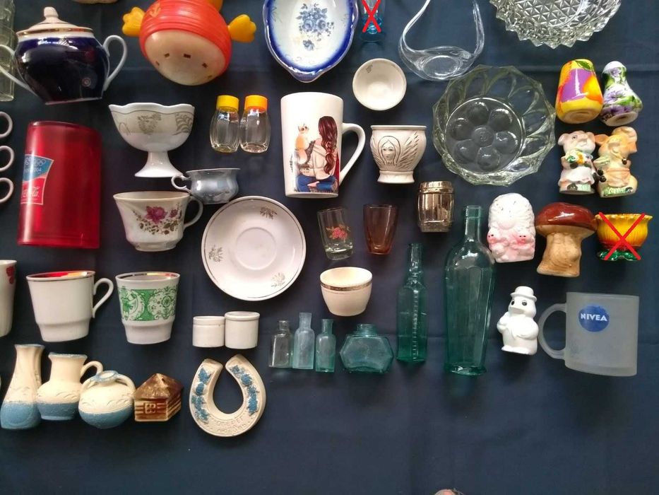 Посуда Фарфор Стекло Чашка стакан ваза чайник статуэтка солянка СССР