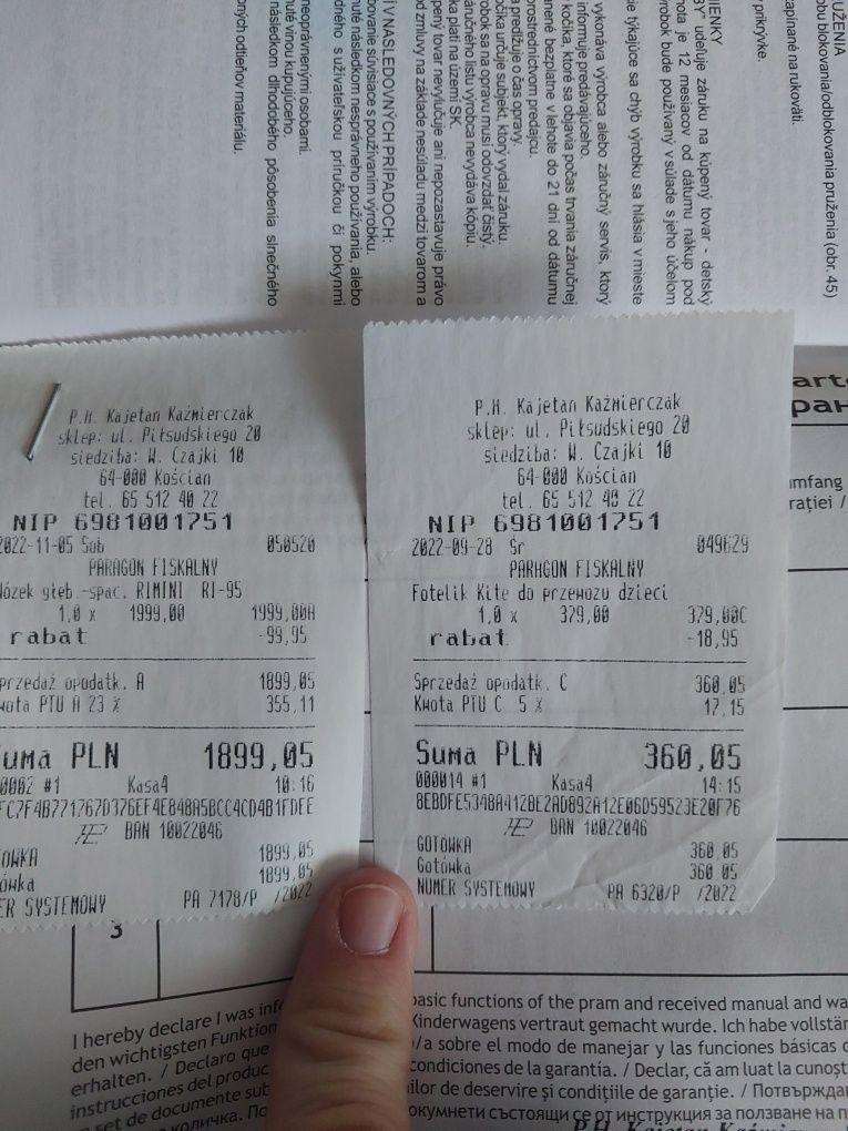 Wózek dziecięcy 3w1