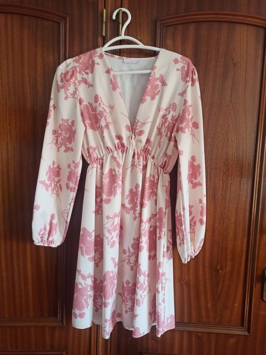 Vestido Flores rosa