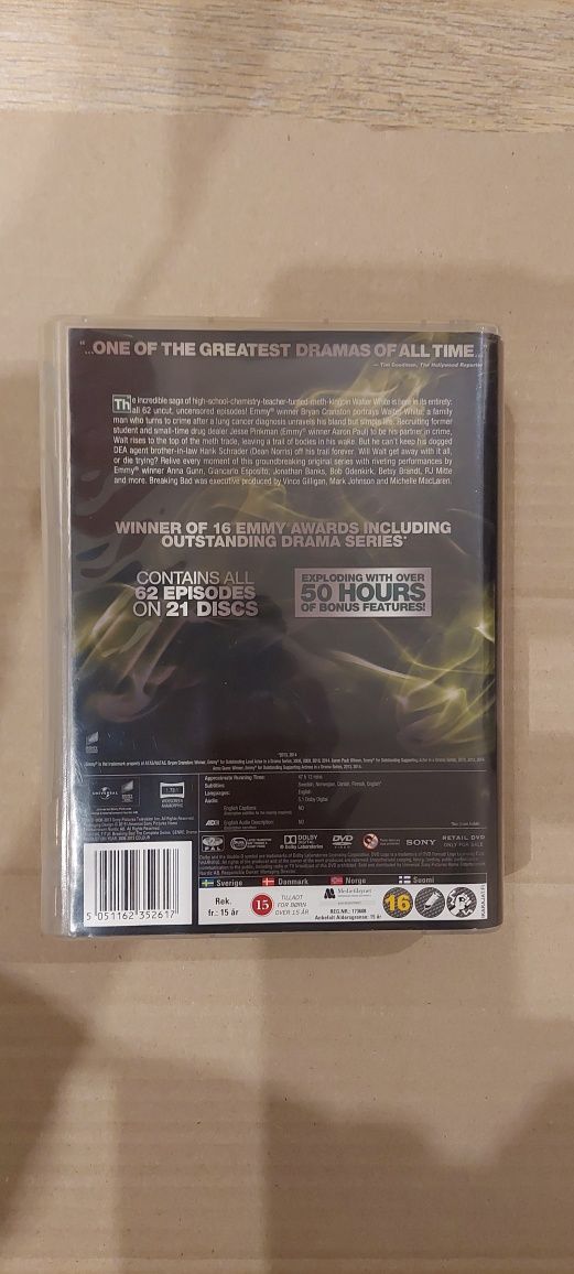 Breaking Bad Complete, DVD, English