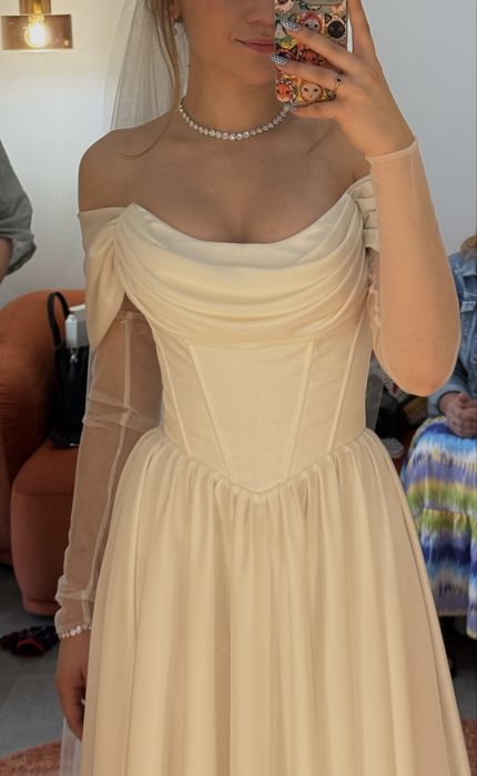 Suknia ślubna Sapfo Bridal w stylu Vivienne Westwood old money