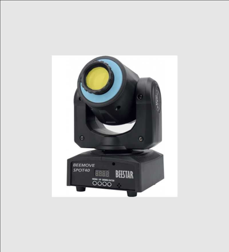 Kit 2x Moving Head LED SPOT 40W RGB + ANEL DMX - Beemove Spot40