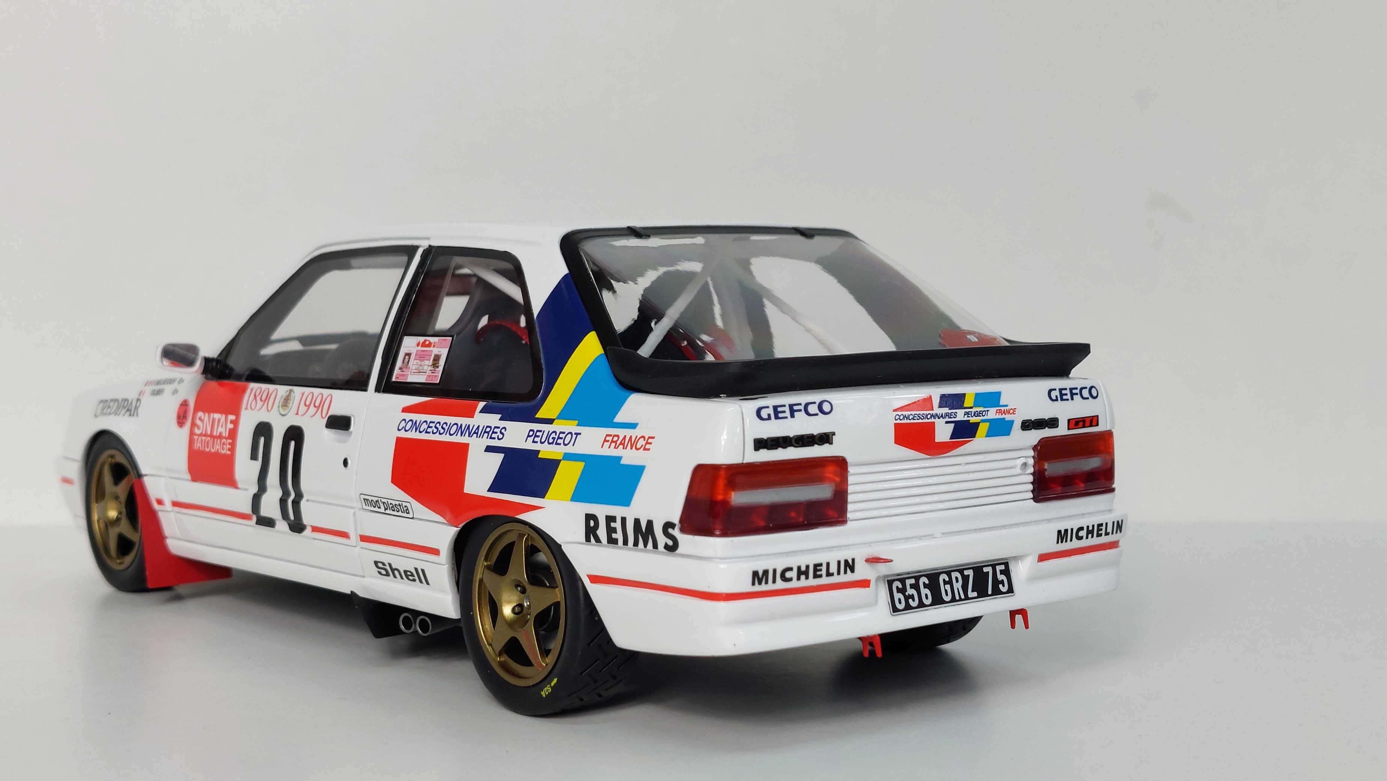 Peugeot 309 Gti Gr.A F.Delecour Monte Carlo 1990 Otto 1:18