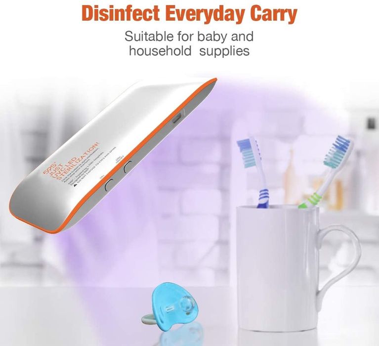 NOVO! Esterilizador UV, 59S UVC LED esterilizador portátil pvp 50€