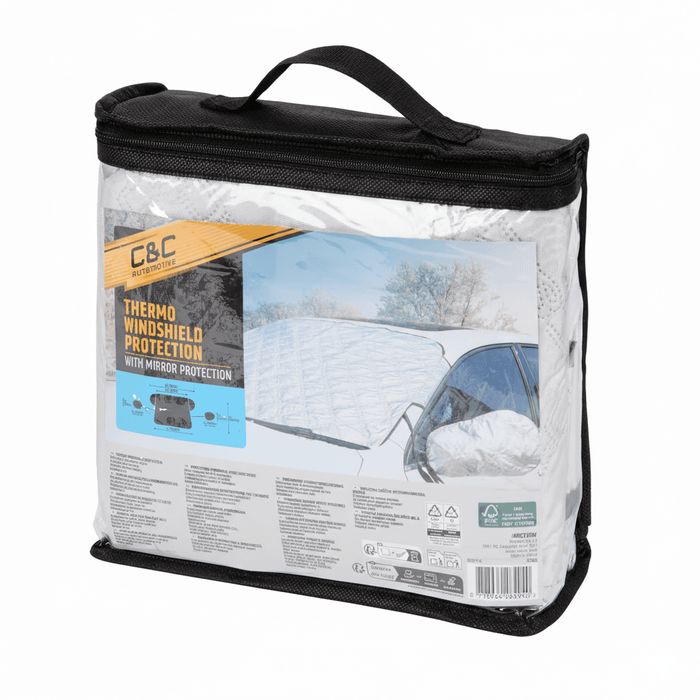 Osłona Antyszronowa na Szybę Samochodu i na Lusterka 145x100 cm