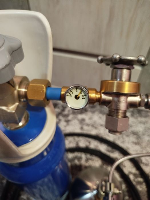 Газозварювальний пост,балон кисневий +пропановий