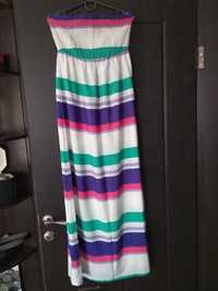 Стильное летнее платье сарафан хлопок размер М