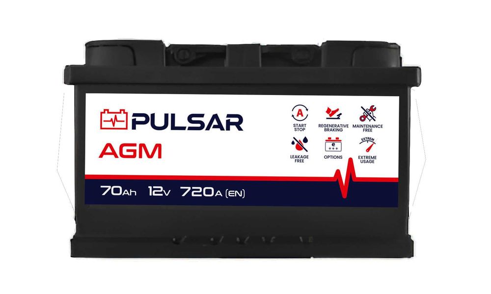 Akumulator AGM START STOP 70AH 720A 12V