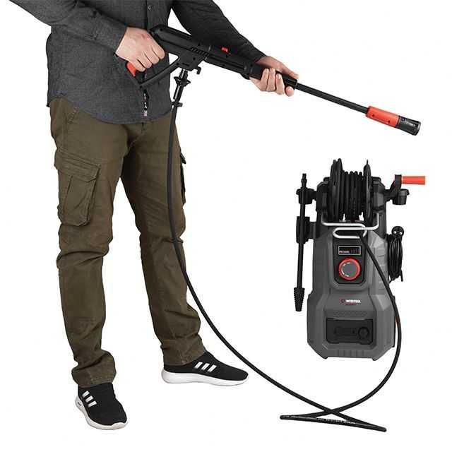 Мийка високого тиску 2200 Вт, шланг 8 м. STORM INTERTOOL WT-1506.