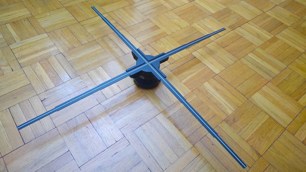 Projektor hologram LED 3d 77cm