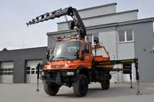 Mercedes-Benz UNIMOG 500  ENERGETYKA Kosz roboczy Hiab 288-E7 4x4