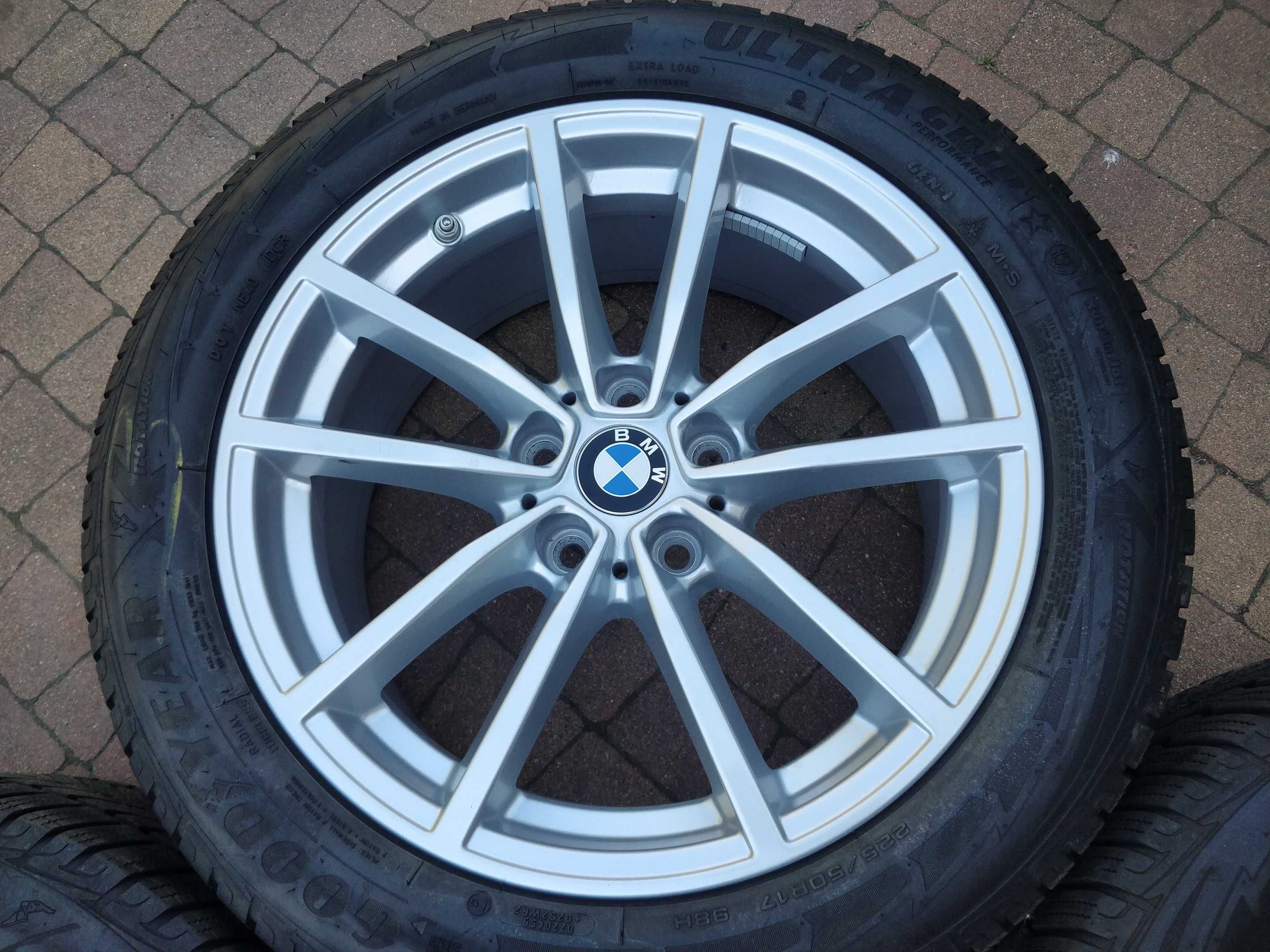 3488. Koła zimowe BMW 3 G20 oryginalne 5x112 ET30 225/50/17 2022/23r