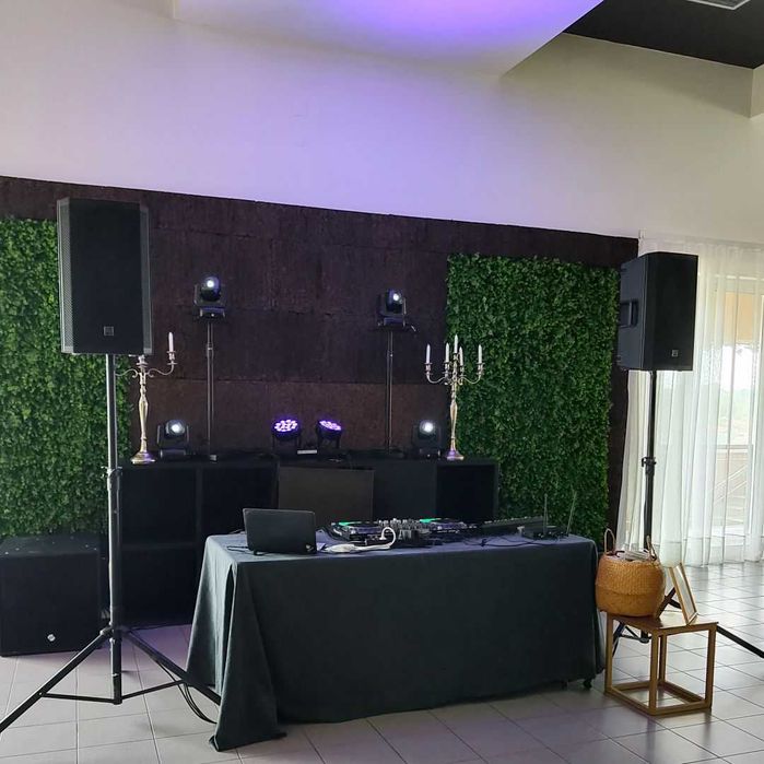 Som e Luz para pequenos eventos