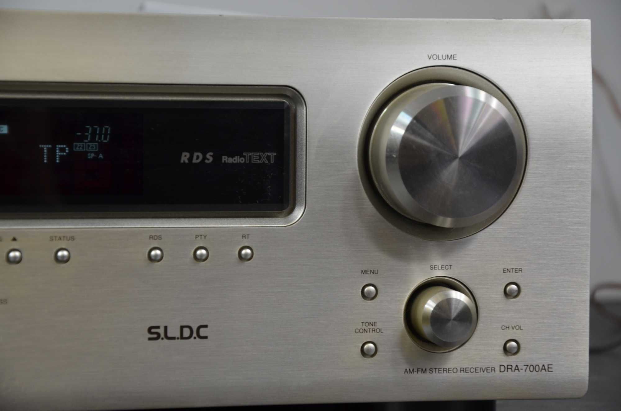 Amplituner Denon DRA-700AE 2.0 srebrny