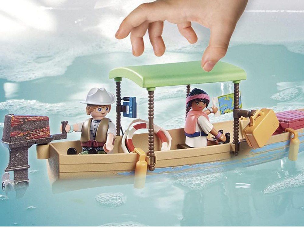Klocki Playmobil 71010 Wycieczka łodzią -Wiltopia. Zestaw 71 elem.