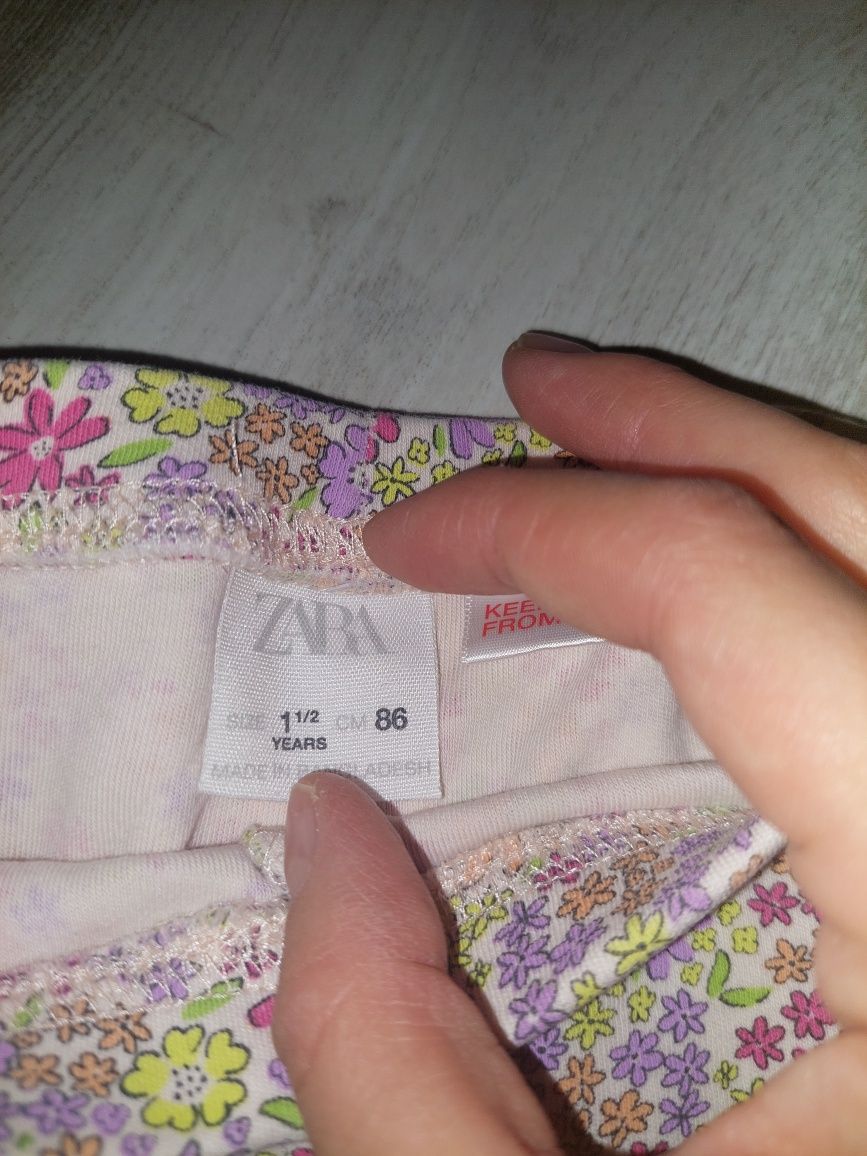 Szorty legginsy krótkie zara 86