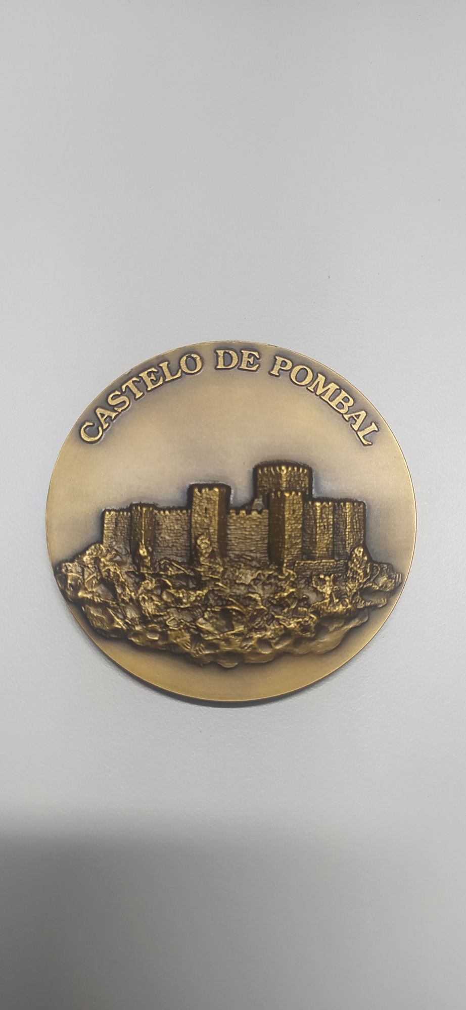 Medalha do município de Pombal com bolsa protetora