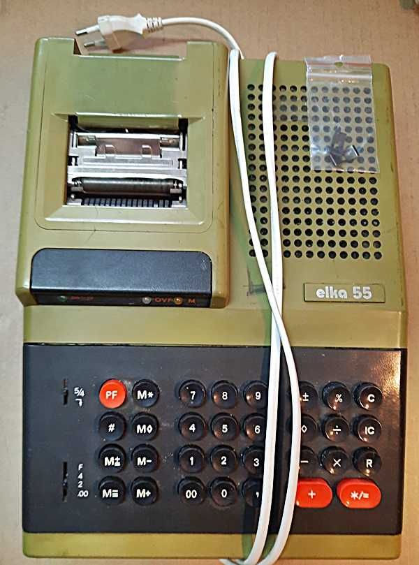 Kalkulator Elka 55  z lat PRL