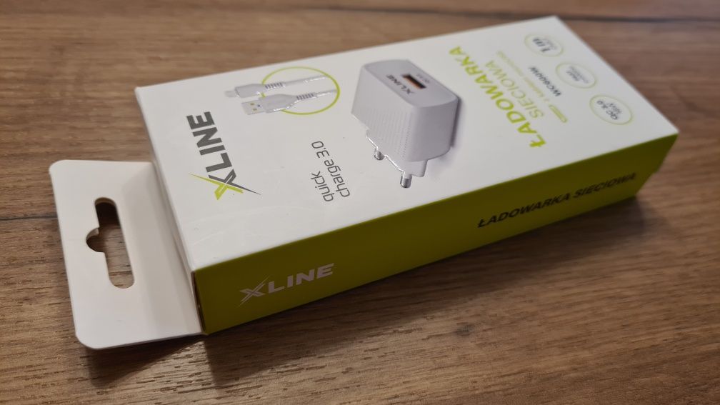 Ładowarka XLine quick charge 3.0 z kablem micro usb, nowa, szybkie ład