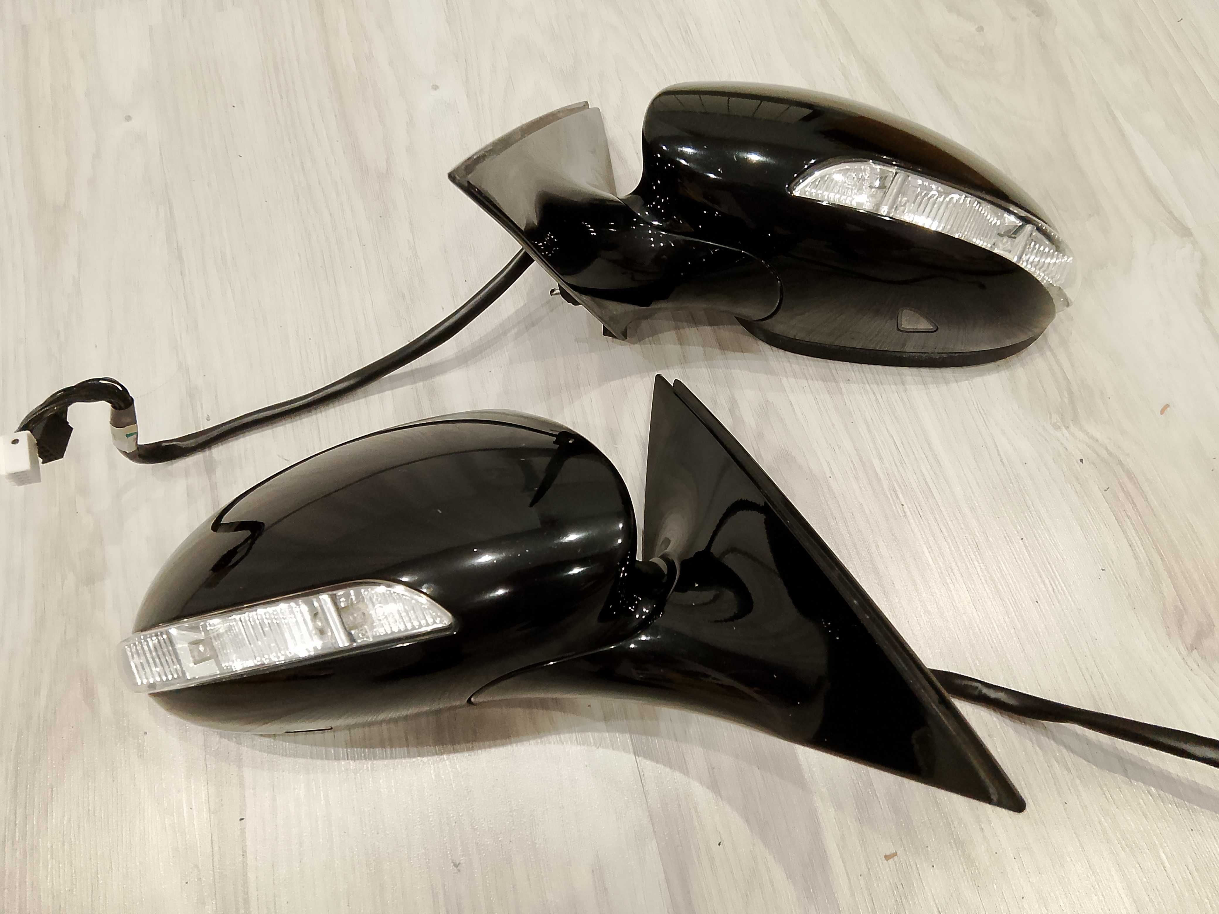 Lusterka LED Mercedes S klasa W221 Przedlift Kpl Lusterko lewe prawe