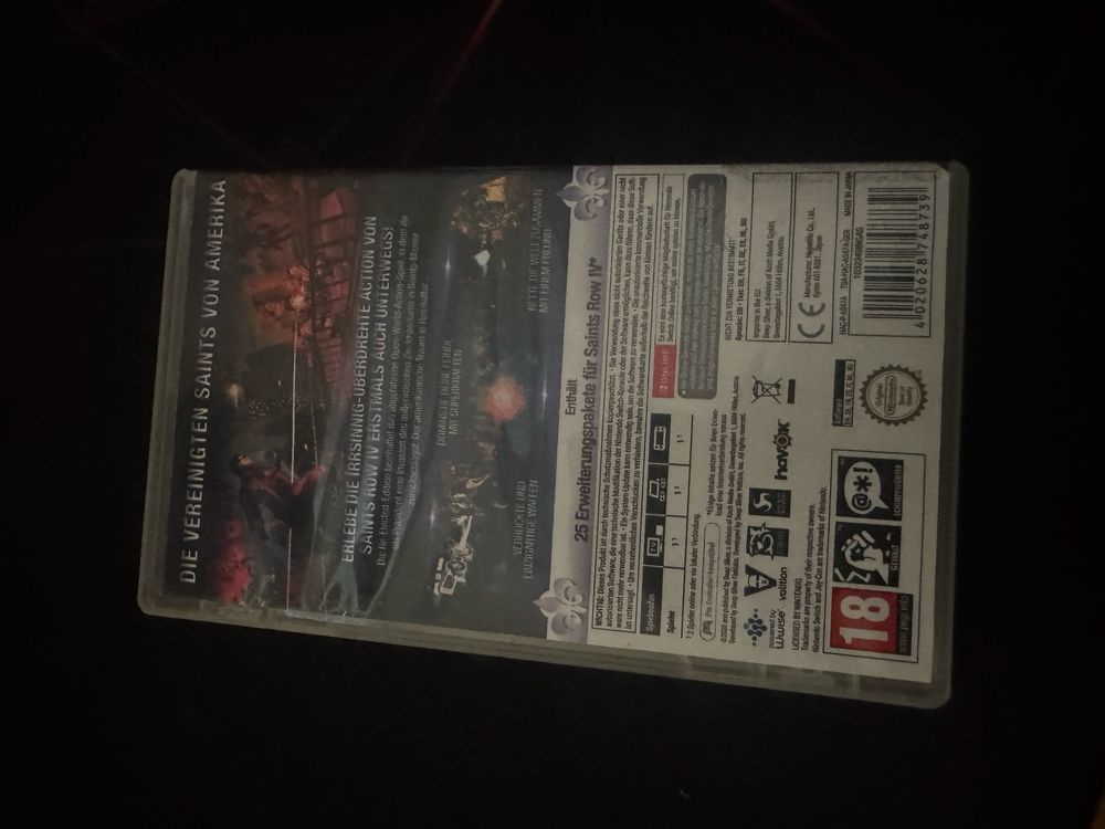 Gra Saints Row 4 IV re-elected na nintendo switch