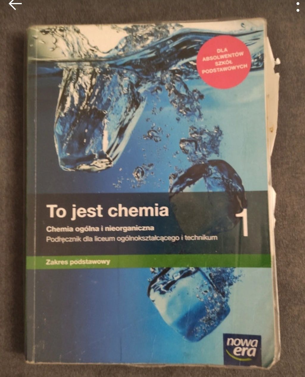 To jest chemia podręcznik