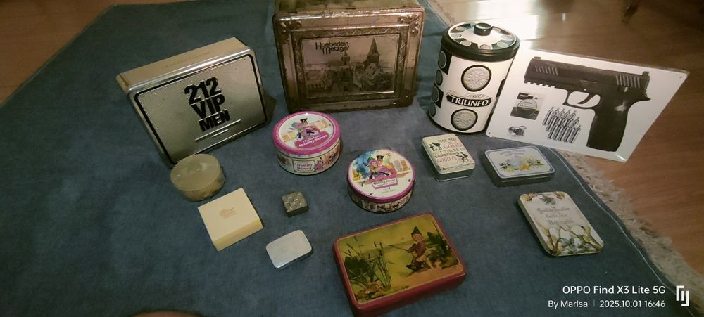 Latas antigas vários temas