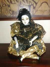 Pierrot em porcelana para colecção