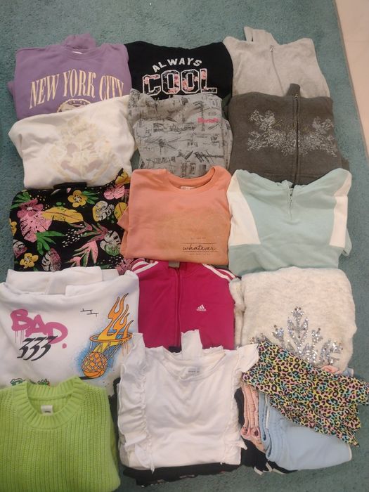 Mega paka 23szt nastolatka 158cm super ciuchy