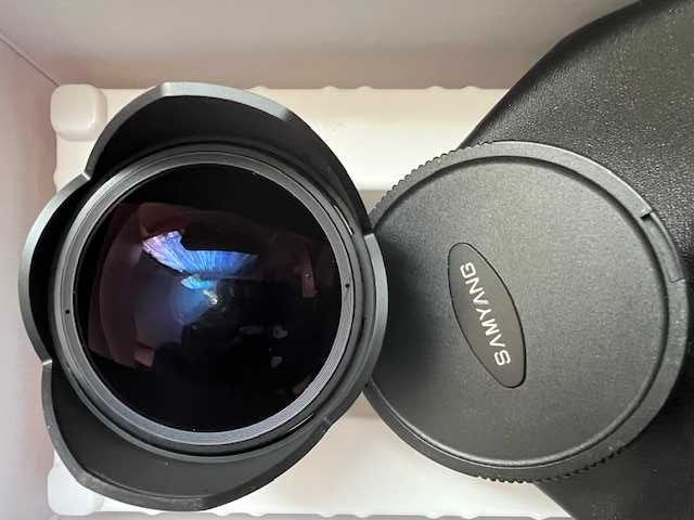 Obiektyw SAMYANG obiektyw 3.5 8mm Fish EYE CS II do CANON pod APS-C