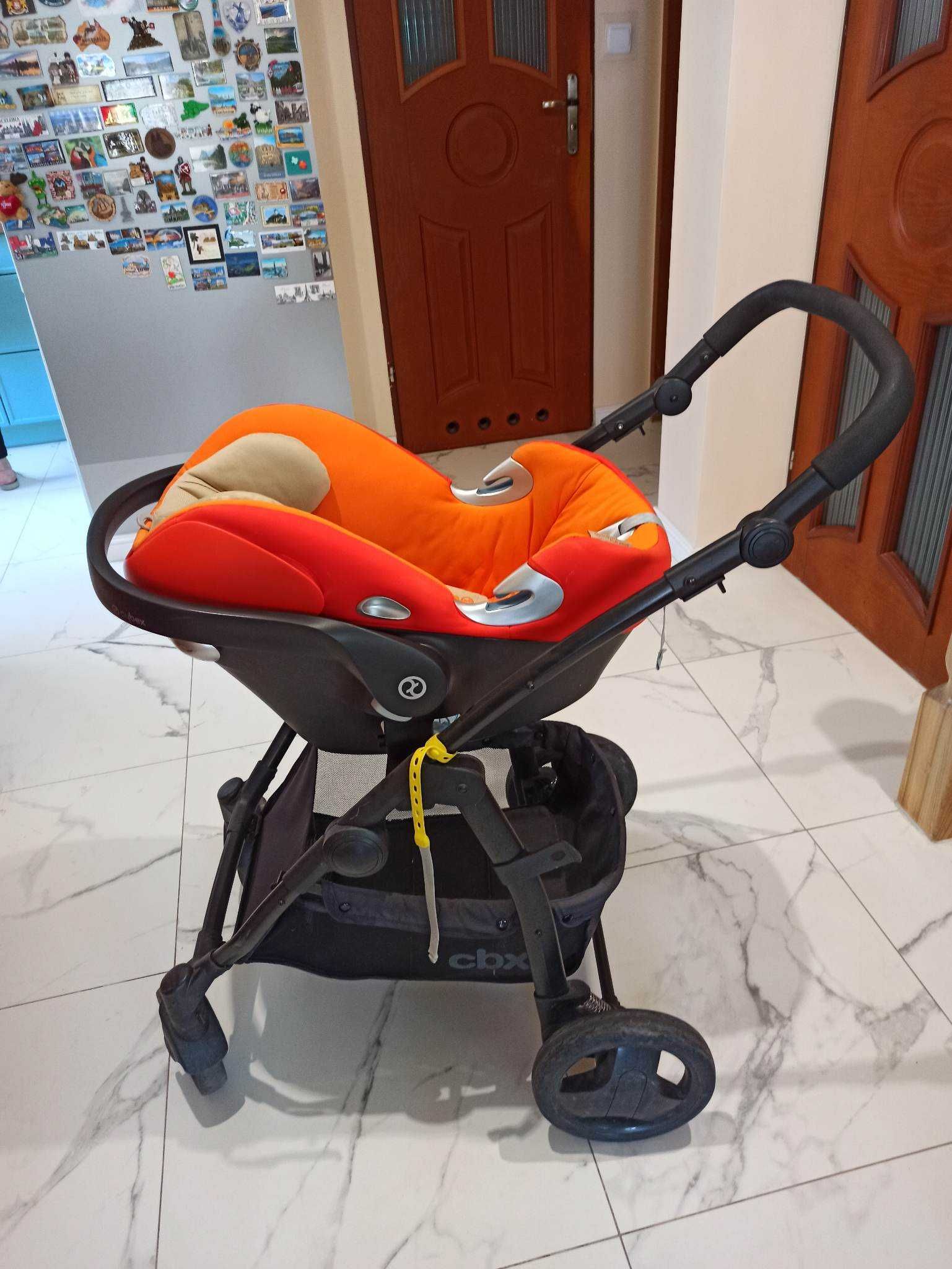 Wózek Cybex Leotie flex + nosidło Cybex aton 5