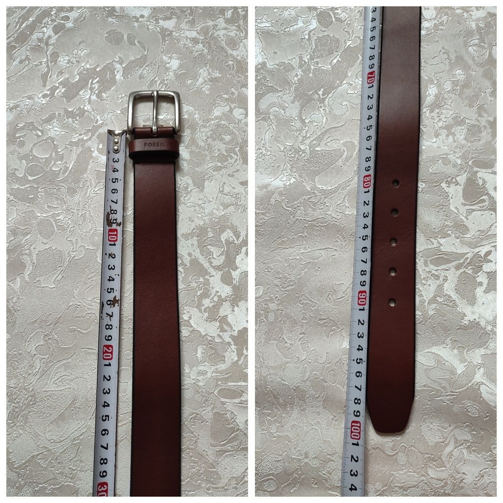 Чоловічий шкіряний ремінь fossil
