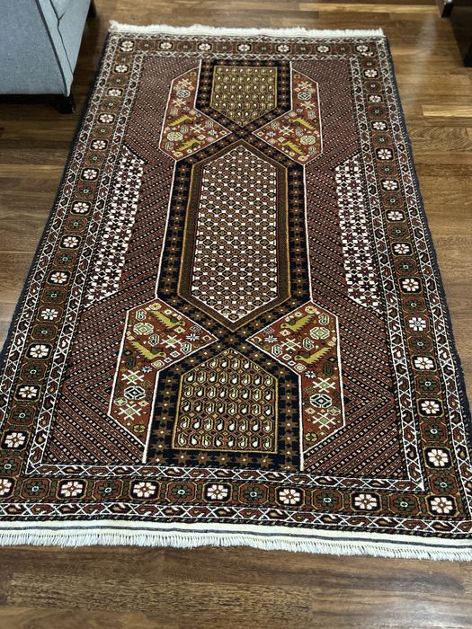 Tapete Persa, original em pura lã feito à mao, lavado, 190x115