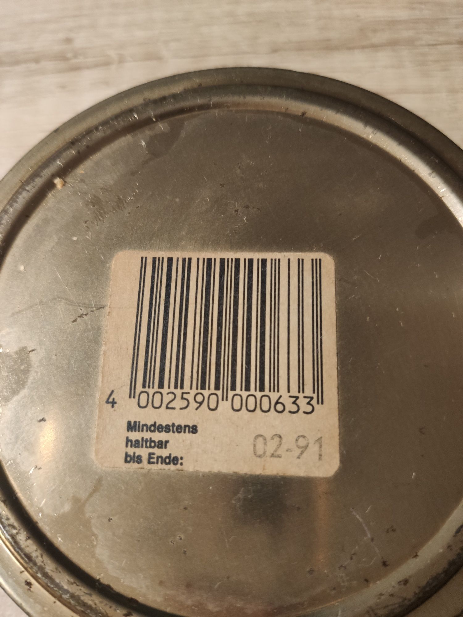 Puszka po landrynkach, cukierkach PRL, kalfany