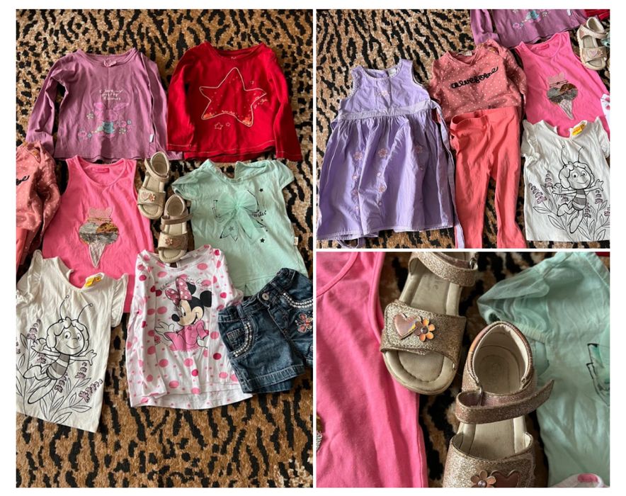 Paczka ubrań dziewczynka od 86