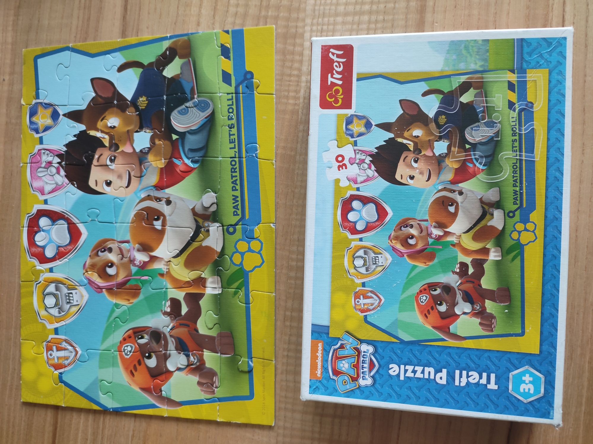 Puzzle 3+ kicia kocia Kubuś Puchatek psi patrol