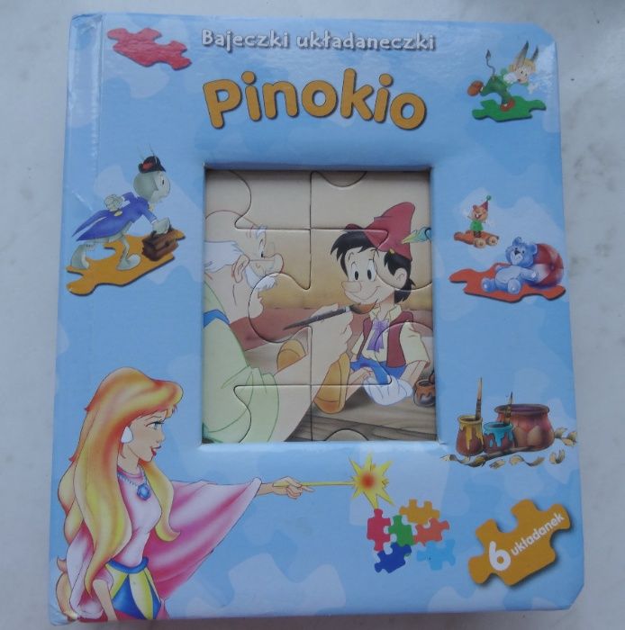 PINKIO- puzzle, bajka, grube kartki