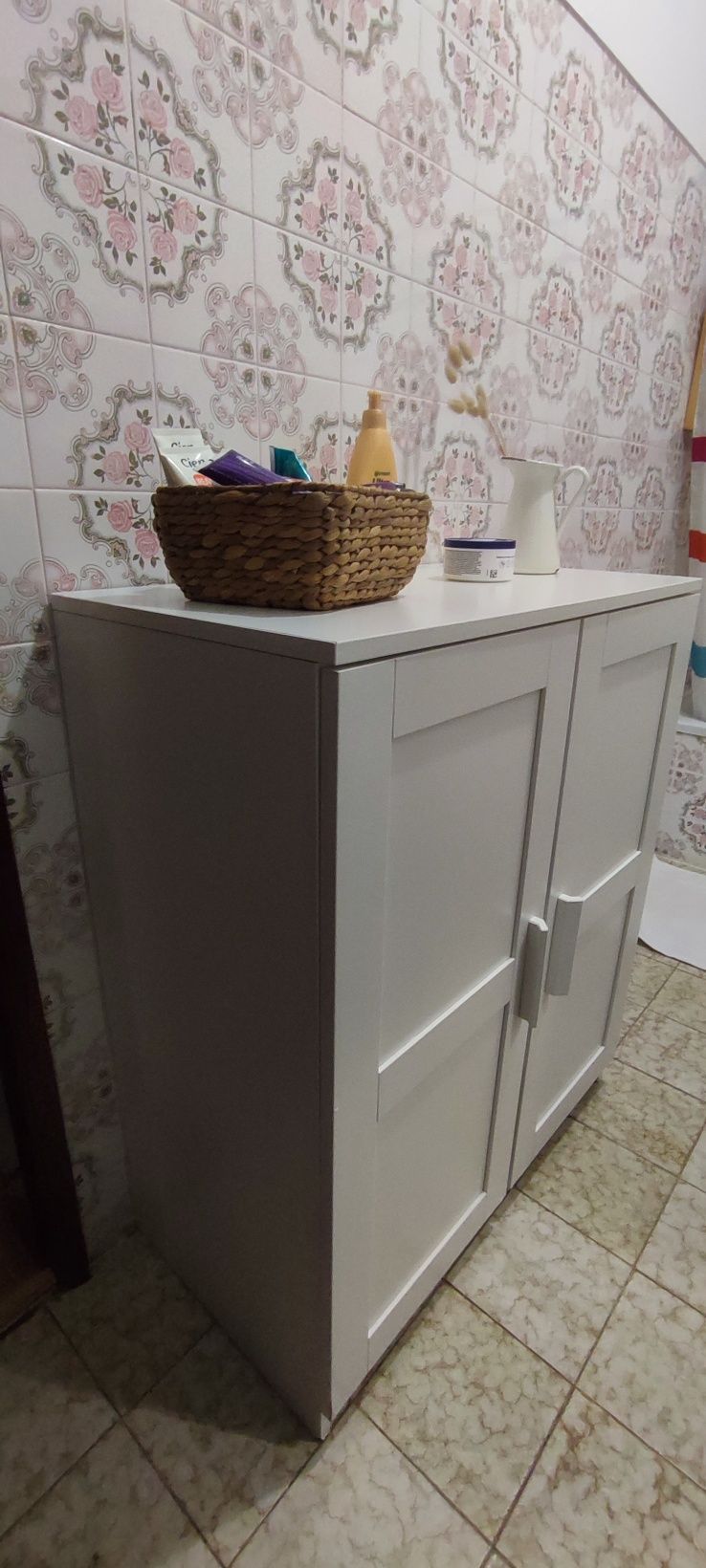 BRIMNES - Armário c/portas, branco, 78x95 cm