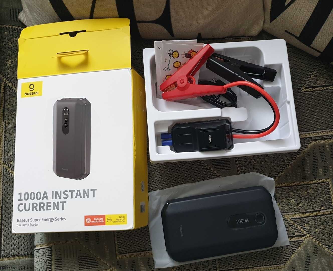 Пуско-зарядний пристрій Baseus Car Jump Starter 3 в 1 на 1000A.