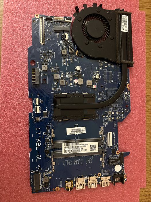 Материнська плата ноутбука HP-17bs by ca Intel i3-7gen ddr4