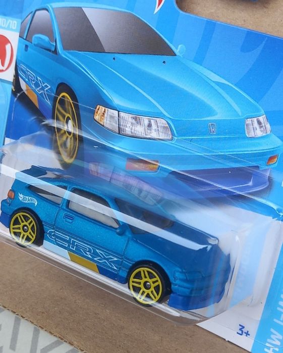 Conjunto 2 - 88 honda cr-x hot wheels