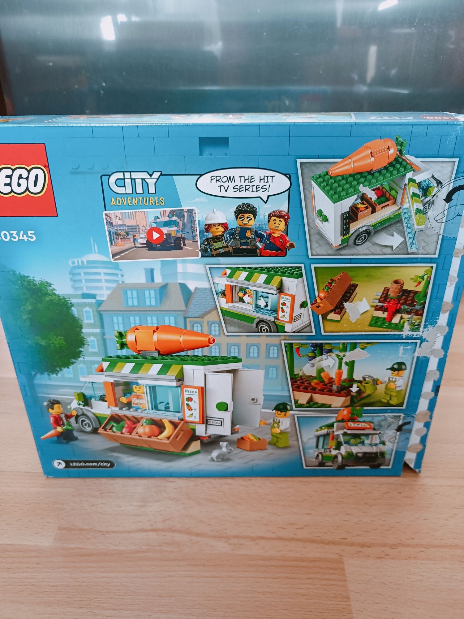 Puste pudełko po klockach LEGO City 60345