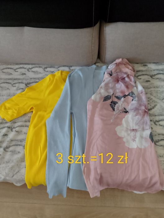 3 bluzki rozmiar 38