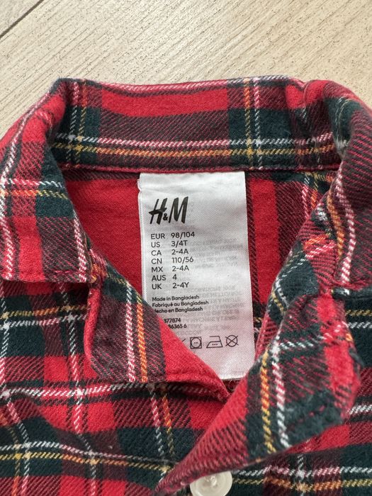 Піжама різдвяна h&m, розмір 98-104