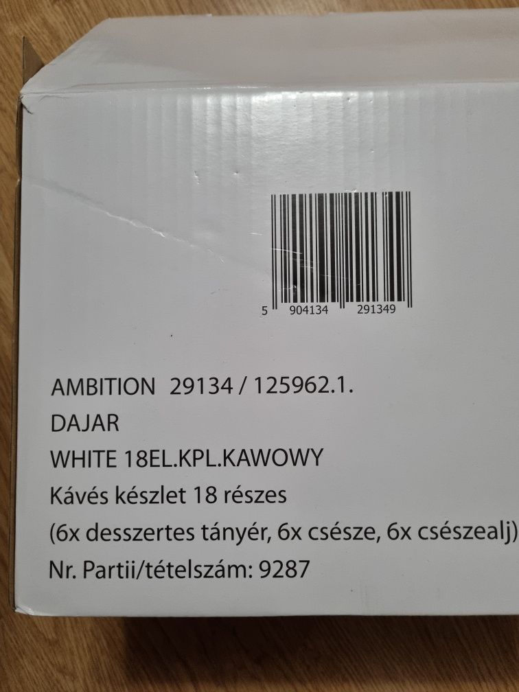 Zestaw kawowy Ambition 18 elementów