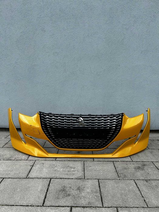 Zderzak przedni peugeot 208 II Złoty/Żółty
