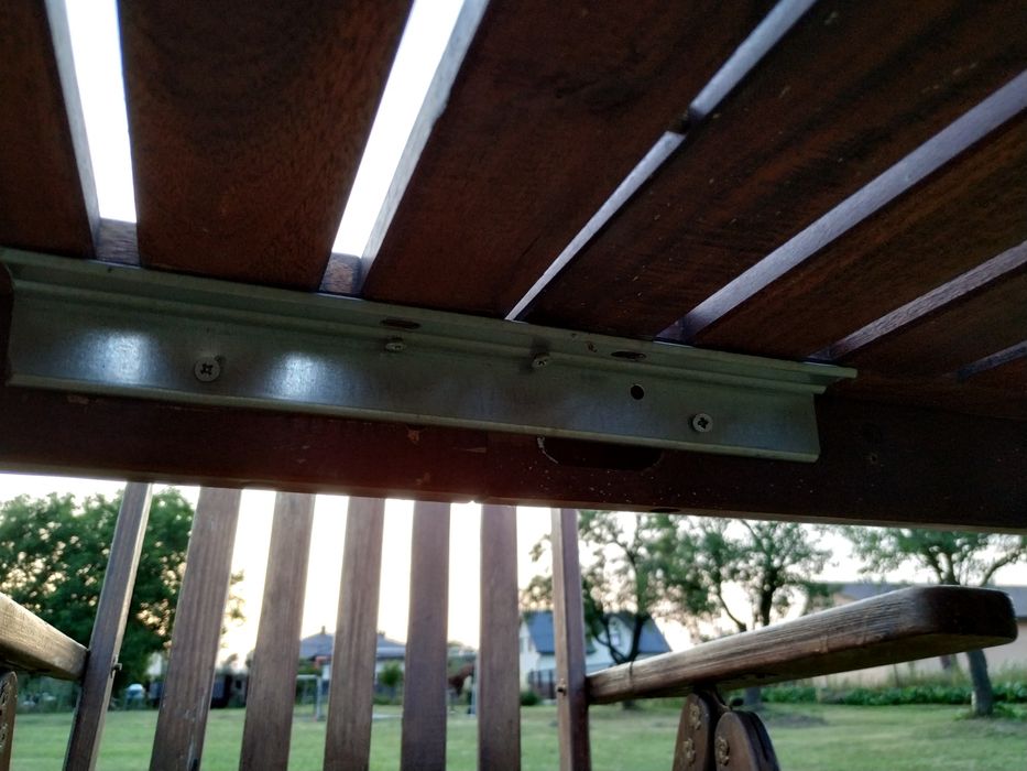 Zestaw meble ogrodowe stół Ikea applaro i 4 składane krzesła