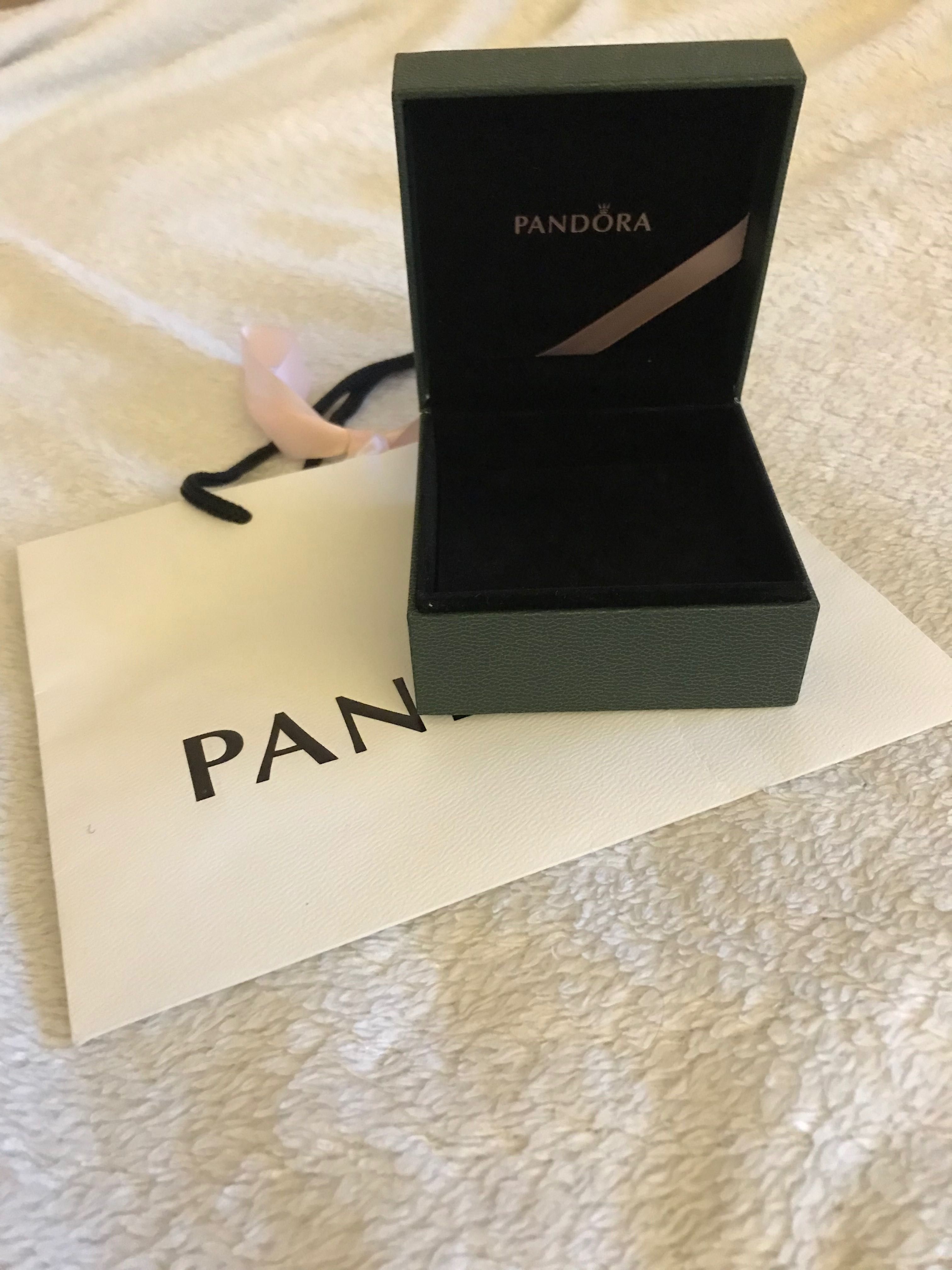 Duża szkatułka pudełeczko na biżuterię Pandora butelkowa zieleń